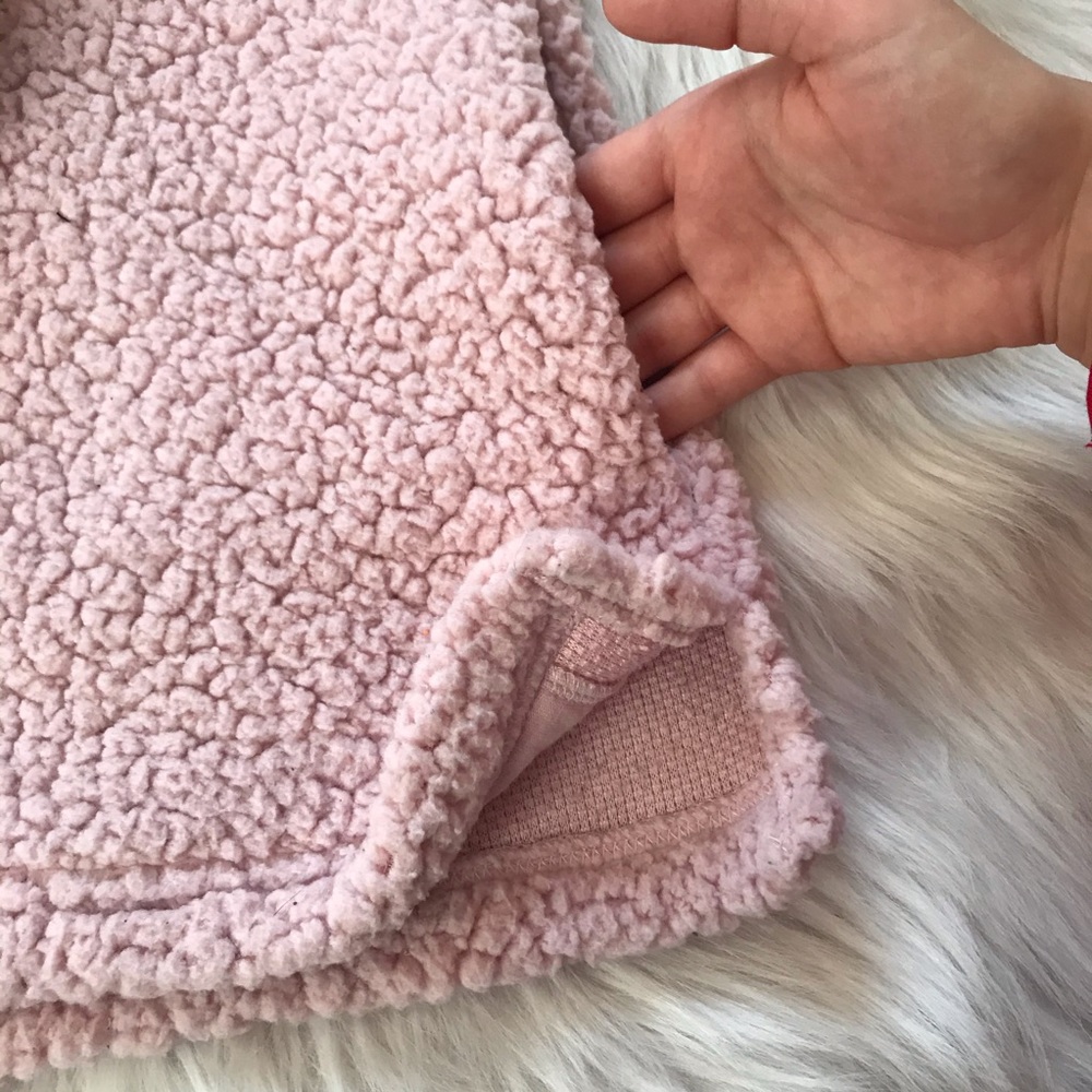 PINK by VS quarter zip sherpa jacket w/ pockets - Picture 8 of 8